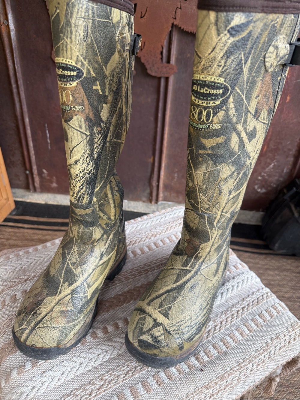 LaCrosse womenw Camo Waterproof Rain & Snow Boots